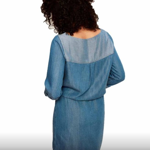 Lolë blue tencel dress - Picture 3 of 9